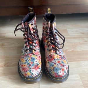 Floral Doc Martens